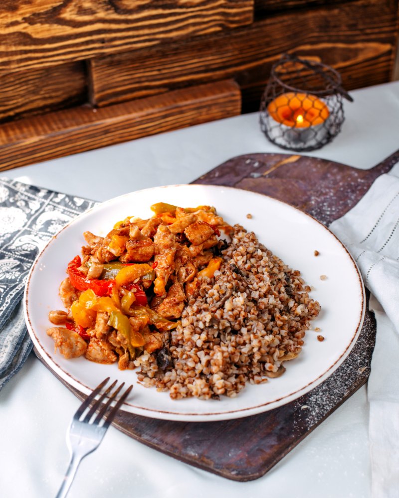 Ofada Rice with Ayamase