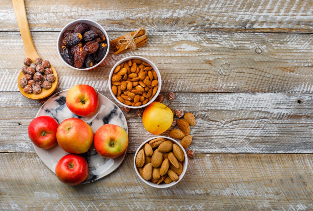 Apple Slices with Almond Butter
