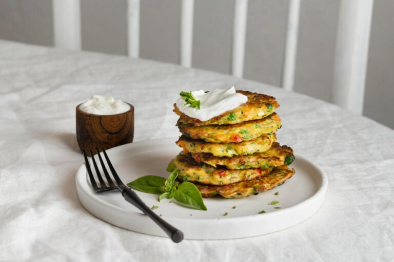 Moong Dal Chilla with Mint Yogurt