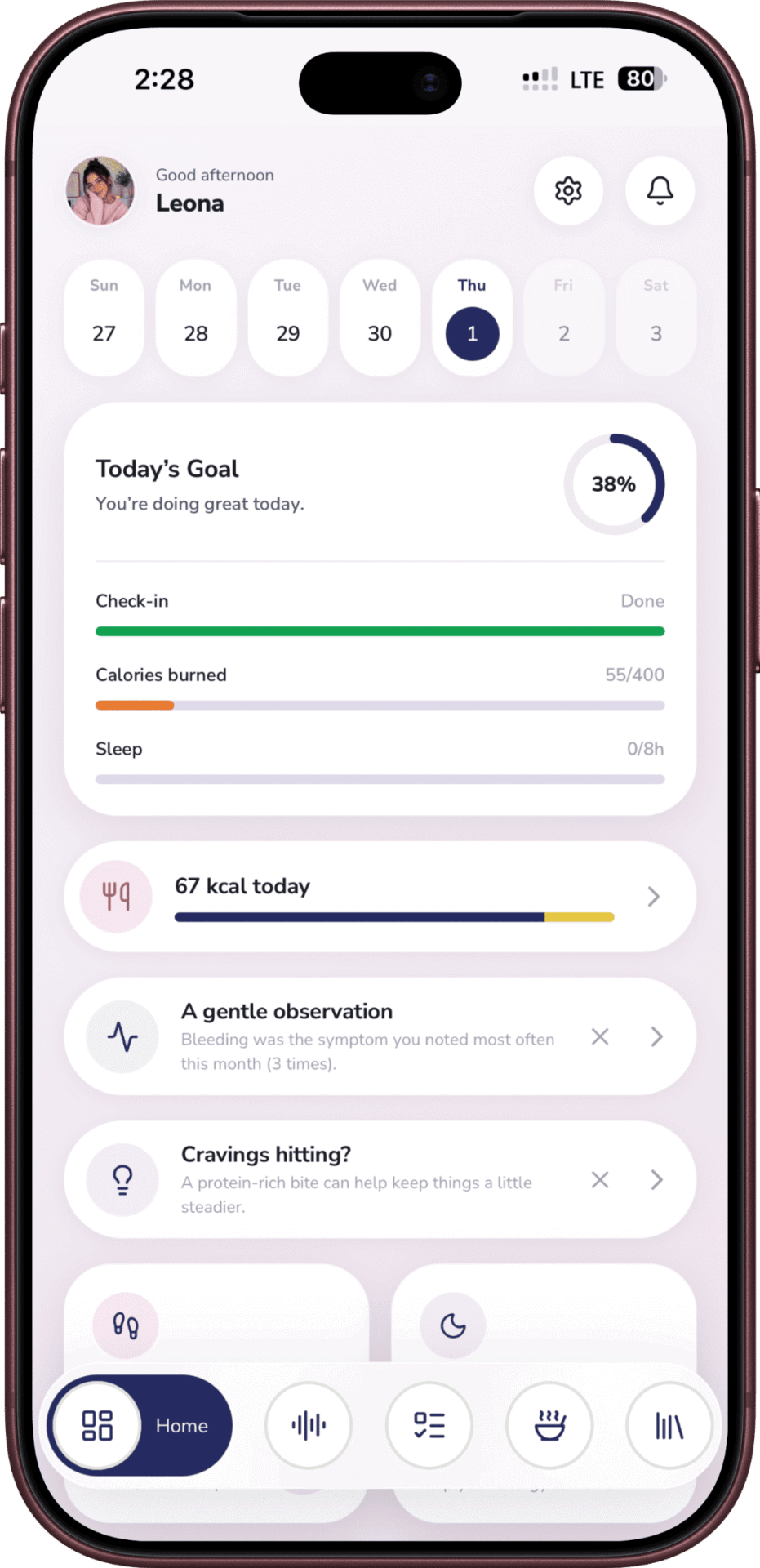 PCOS Tracker app